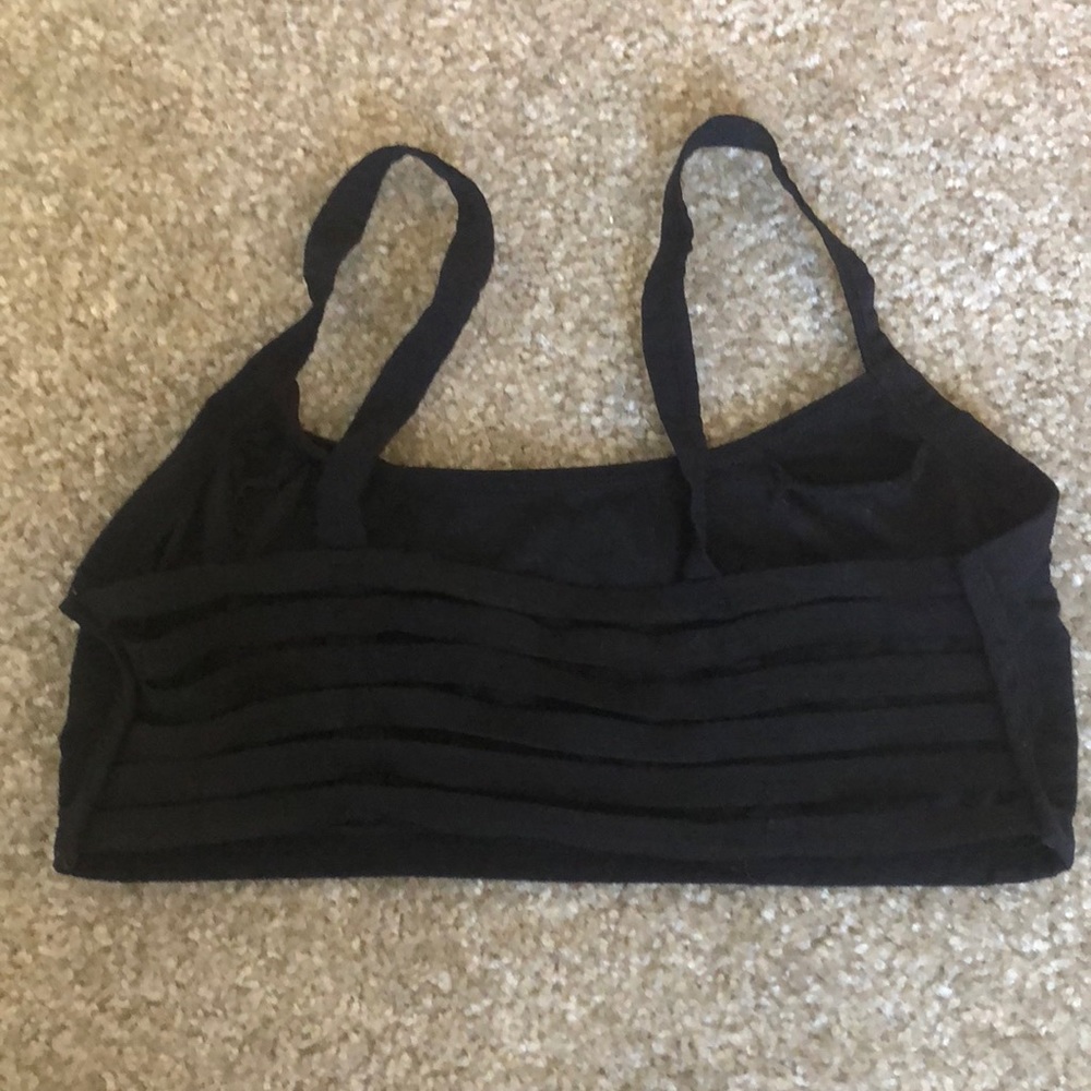 crossed back bralette